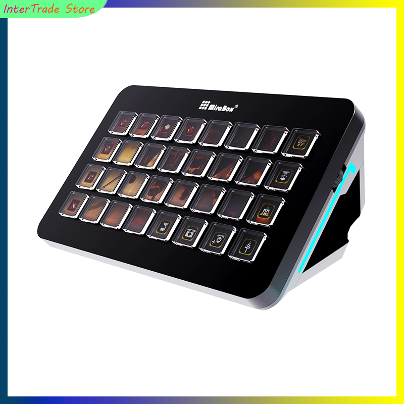 Pc Gaming Live Streaming - Mirabox XL Stream Deck Klawiatura Makro