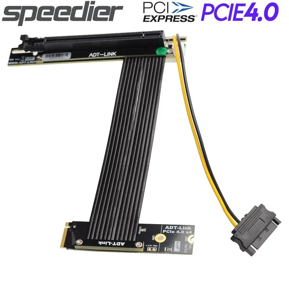 Pcie Riser Cable - Uniwersalny kabel przedłużający ADT-Link PCI-E 4.0