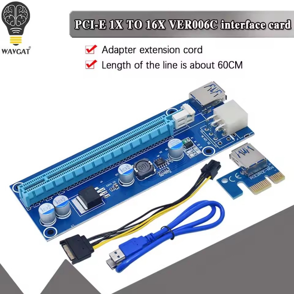 Pcie Riser Cable - Karta rozszerzeń VER006C PCI-E Riser Card
