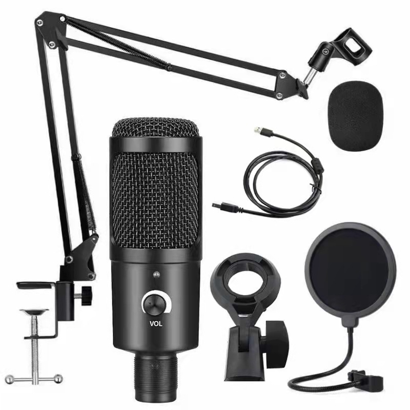 Pc Gaming Live Streaming - Mikrofon pojemnościowy USB Mikrofon do nagrywania