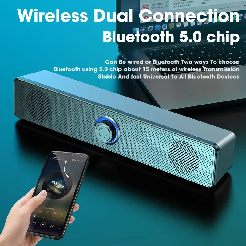 Gaming Speaker - Głośnik Bluetooth 5.0 4D Surround Soundbar