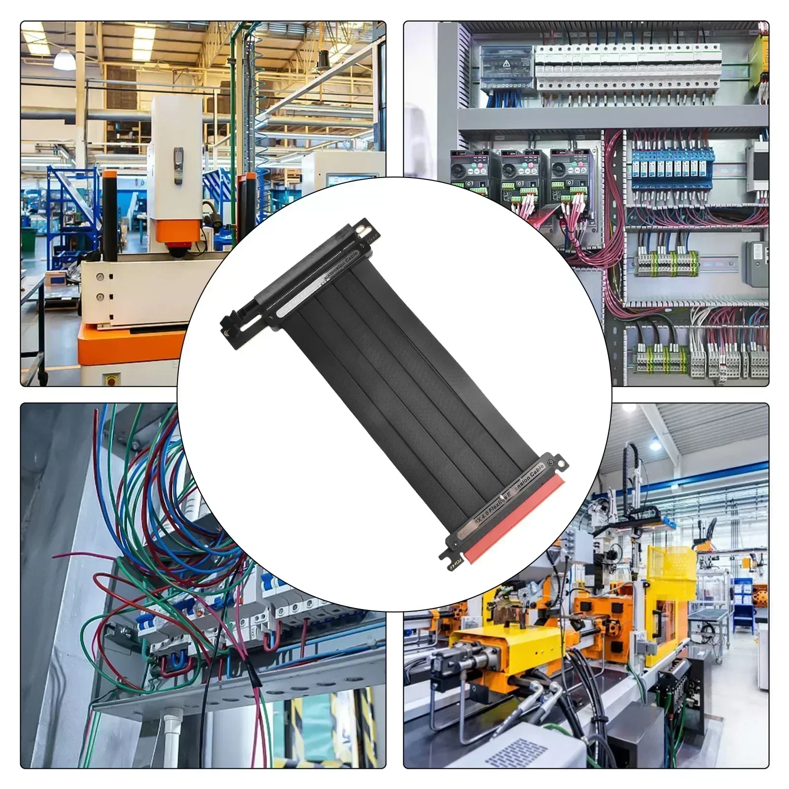 Pcie Riser Cable - Kabel przedłużający TEUCER PCI-E 4.0 X16