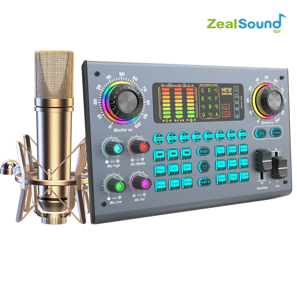 Pc Gaming Live Streaming - Zealsound profesjonalny Podcast na żywo zestaw