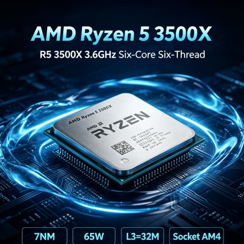 Pc Gaming Desktop - Sześciordzeniowy, sześciowątkowy procesor CPU R5 3500X
