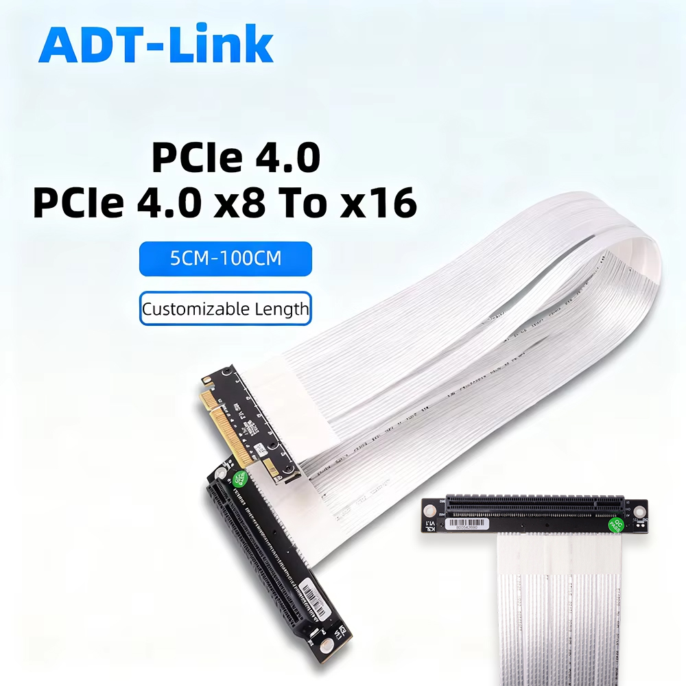 Pcie Riser Cable - Kabel przedłużający ADT-Link PCIE 4.0 3.0