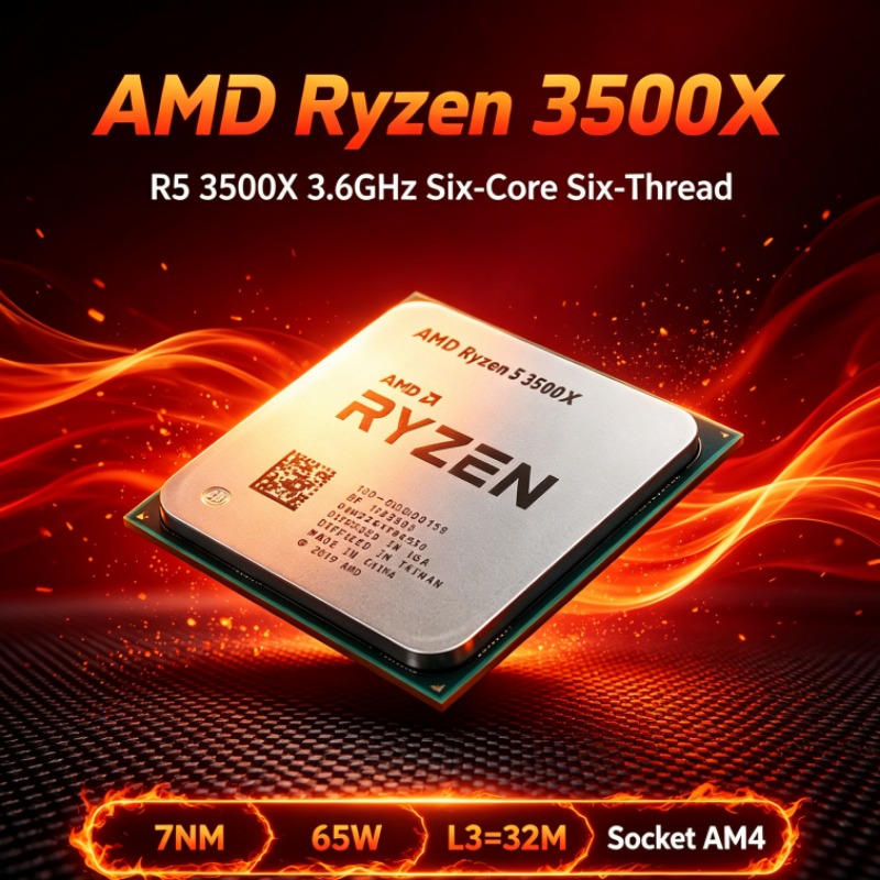 Pc Gaming Desktop - AMD R5 3500X 3.6GHz Sześciordzeniowy, sześciowątkowy