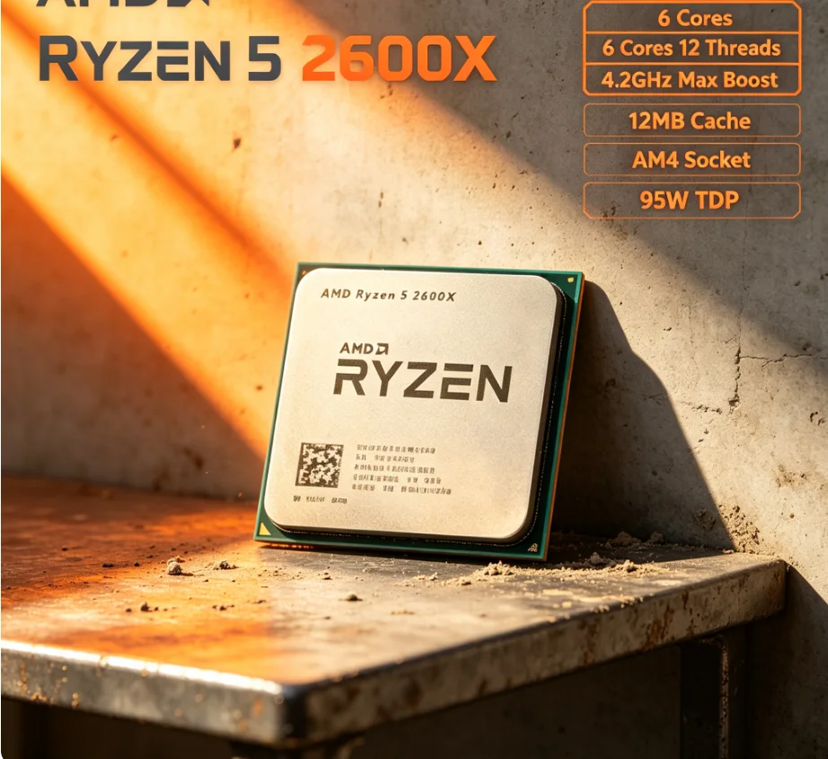 Pc Gaming Desktop - Procesor AMD R5 2600X 12nm AM4