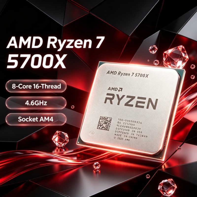 Procesor AMD Ryzen 7 5700X do  – Pc Gaming Desktop recenzja i cena
