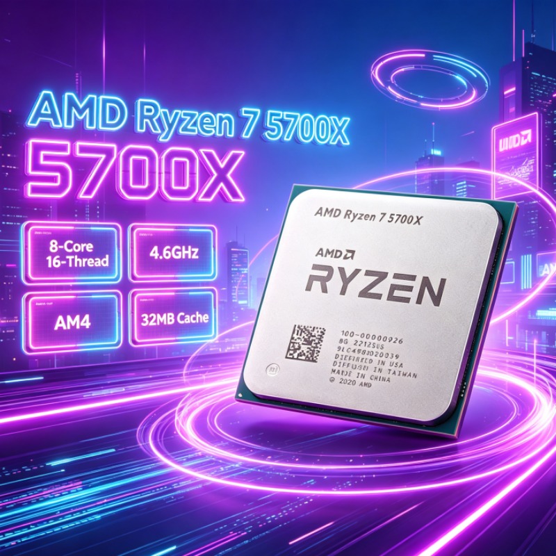 Procesor AMD Ryzen 7 5700X do  – Pc Gaming Desktop recenzja i cena