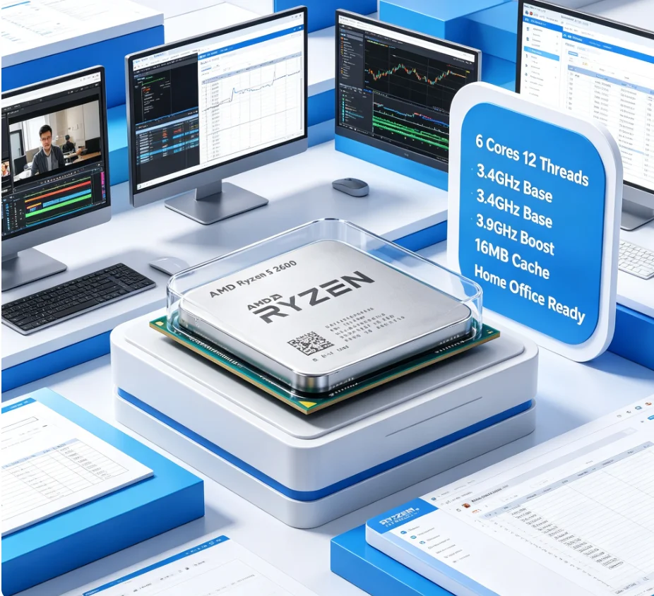 Procesor AMD Ryzen 5 2600 dla  – Pc Gaming Entry Level recenzja i cena