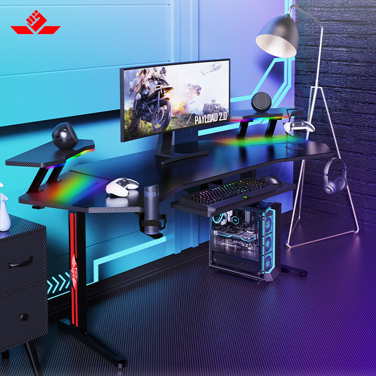 Duże biurko gamingowe E-Sports – Pc Gaming Desktop recenzja i cena