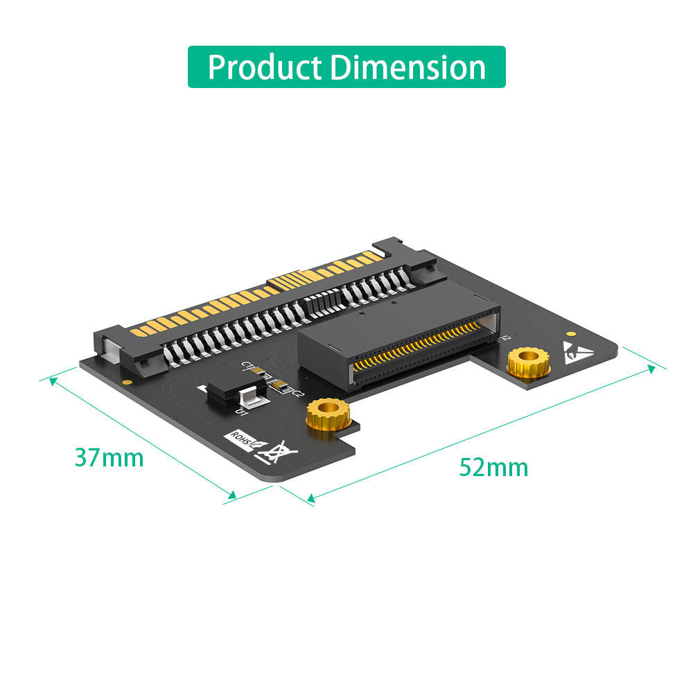 Karta adaptera EDSFF E1.S SSD  – Pcie Riser Cable recenzja i cena