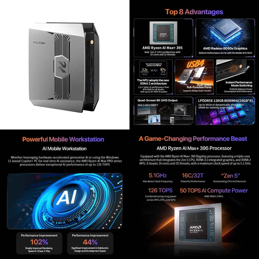 OpenClaw Ryzen AI Max+ 395 Min – Pc Gaming Desktop recenzja i cena