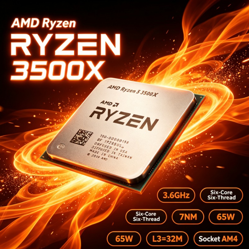 AMD R5 3500X 3.6GHz Sześciordz – Pc Gaming Desktop recenzja i cena
