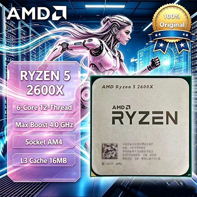 Procesor AMD R5 2600X 12nm AM4 – Pc Gaming Desktop recenzja i cena