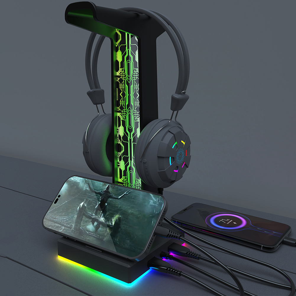Słuchawki gamingowe RGB podwój – Pc Gaming Aesthetic recenzja i cena